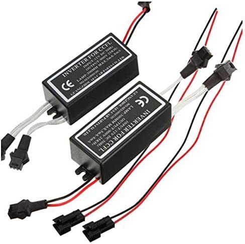 2pcs DC 12V CCFL Inverter Ballast for Replacement 1 for 2 rings or CCFL lamp 100~450mm length for CCFL Angel Eyes Halo Rings - AKiHalo.com