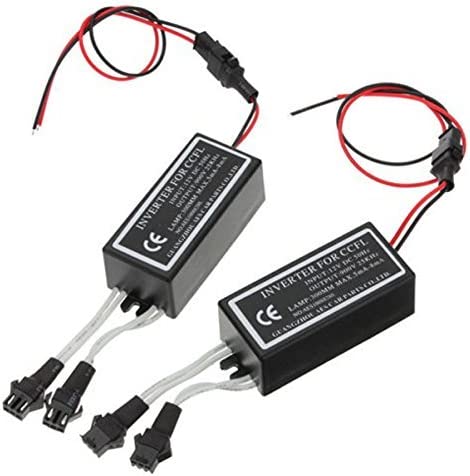 2pcs DC 12V CCFL Inverter Ballast for Replacement 1 for 2 rings or CCFL lamp 100~450mm length for CCFL Angel Eyes Halo Rings - AKiHalo.com