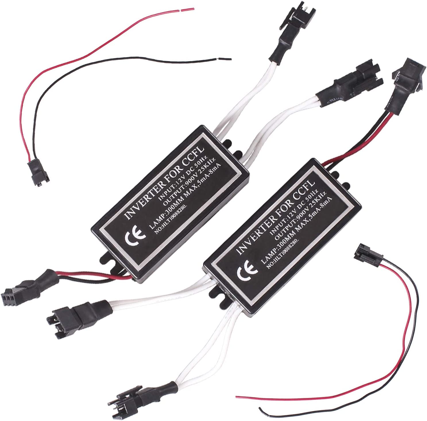 2pcs DC 12V CCFL Inverter Ballast for Replacement 1 for 2 rings or CCFL lamp 100~450mm length for CCFL Angel Eyes Halo Rings - AKiHalo.com