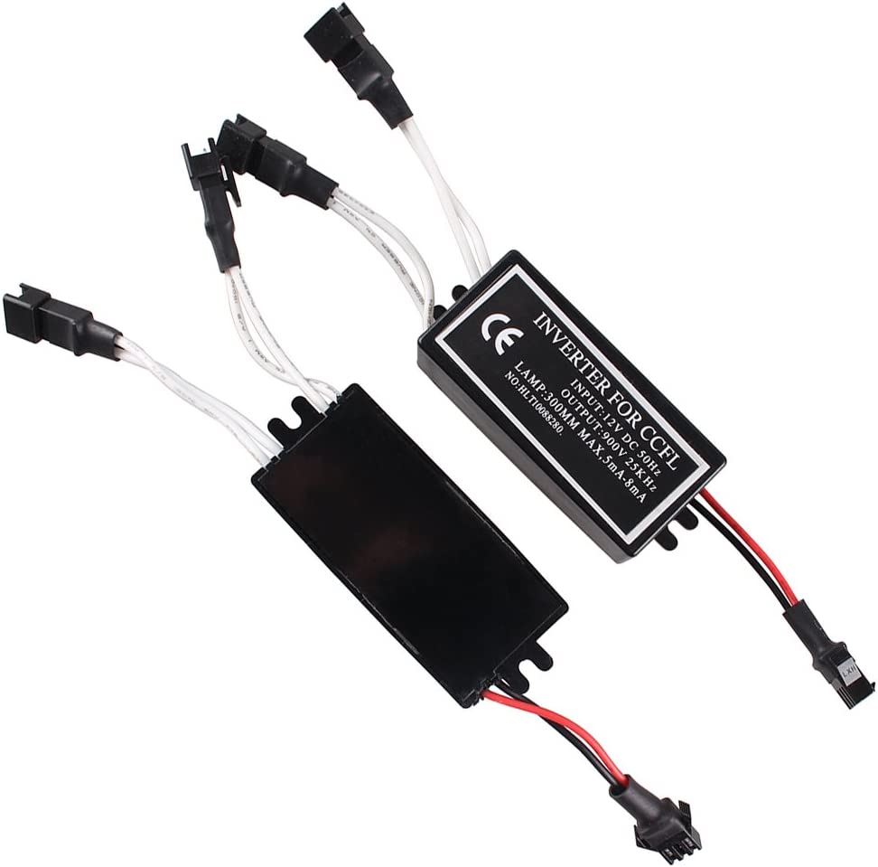 2pcs DC 12V CCFL Inverter Ballast for Replacement 1 for 2 rings or CCFL lamp 100~450mm length for CCFL Angel Eyes Halo Rings - AKiHalo.com