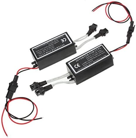 2pcs DC 12V CCFL Inverter Ballast for Replacement 1 for 2 rings or CCFL lamp 100~450mm length for CCFL Angel Eyes Halo Rings - AKiHalo.com